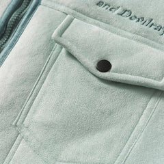 Patchwork-Wintermantel mit mehreren Taschen