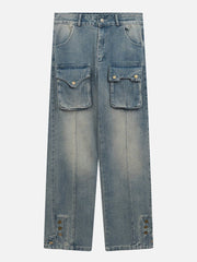 Multi Pockets Jeans
