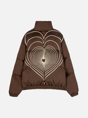 Multiple Love Wintermantel mit Stehkragen