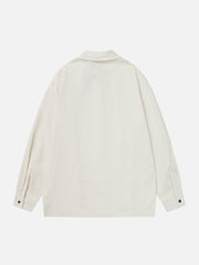 NOWT REND Print Long-Sleeved Shirt