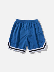 Sportshorts mit Streifen am Hosenbein