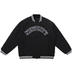 Wintermantel mit Patch-Stickerei