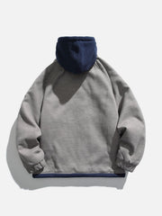 Patchwork-Patching-Wintermantel