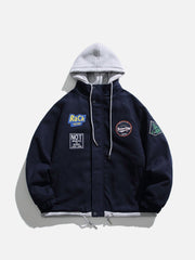 Patchwork-Patching-Wintermantel