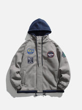 Patchwork-Patching-Wintermantel