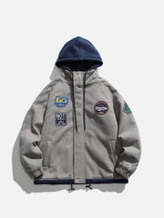 Patchwork-Patching-Wintermantel