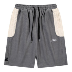 Shorts mit Patchwork-Tasche