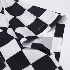 Plaid Flame Short Sleeve Shirt