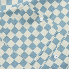 Plaid Full-print Short-sleeved Shirt