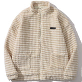 Plaid Simple Winter Coat