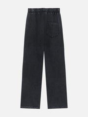 Plush Letter Embroidery Sweatpants