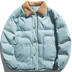 Pocket Solid Winter Coat