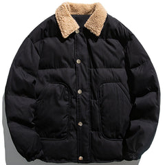 Pocket Solid Winter Coat