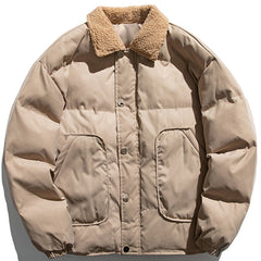 Pocket Solid Winter Coat