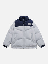 Portrait Embroidery Winter Coat