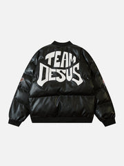 Racing Flame PU-Wintermantel