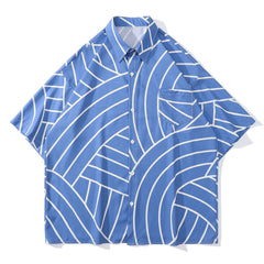 Random Stripe Short Sleeve Shirt