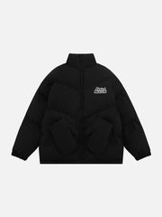 Abnehmbare Handschuhe Wintermantel