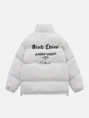 Retro Letters Winter Coat
