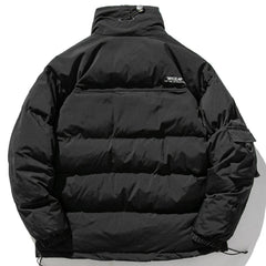 Manteau d'hiver patchwork rétro