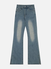 Rough Edge Flared Jeans