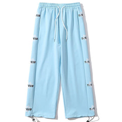 Jogginghose mit seitlichem Buchstaben-Print