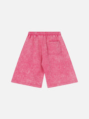 Side Stripe Washed Shorts