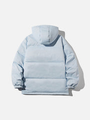 Wintermantel mit einfachem Erddruck