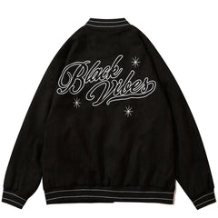 Schlichter Wintermantel mit Buchstabenstickerei