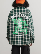 Skeleton Foam Print Long-Sleeved Shirt