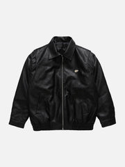 Skull Embroidery Winter Coat