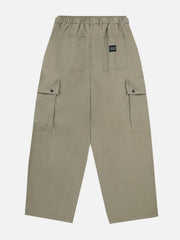 Pantalon cargo fonctionnel de couleur unie