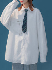 Solid Color Long Sleeve Shirt