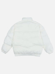 Einfarbiger leuchtender Wintermantel