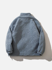 Wintermantel aus Wildleder in Uni