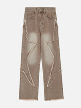 Star Patchwork Jeans