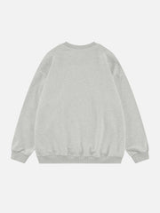 Star Terry Embroidered Sweatshirt