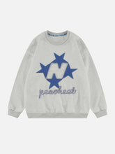 Sweat-shirt brodé Star Terry