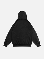 Star Washed Zip-up Hoodie