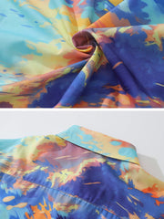 Sunset Print Long Sleeve Shirts