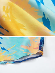 Sunset Print Short Sleeve Shirts