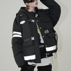 Technical Vest Reflective Winter Coat