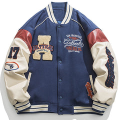 Thicken Varsity Jacket Embroidery A