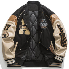 Thicken Varsity Jacket Embroidery A