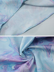 Tie Dye Gradient Short Sleeve Shirt