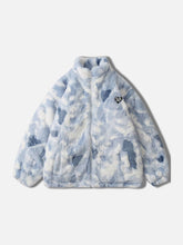 Manteau Sherpa Tie-Dye Heart