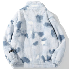 Tie Dye Sherpa Winter Coat