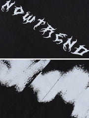 Kurzarmhemd mit Batikmuster