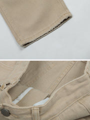 Jean Tie Dye Splash Ink Hole