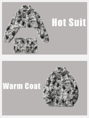 Tie-Dye Two-Wear Sherpa Suit